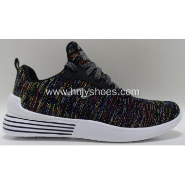 new fashion comfortable breathable flyknit mesh sport shoes